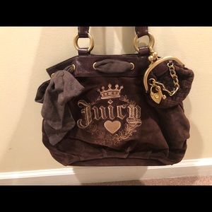 Authentic Juicy Couture Velvet Handbag